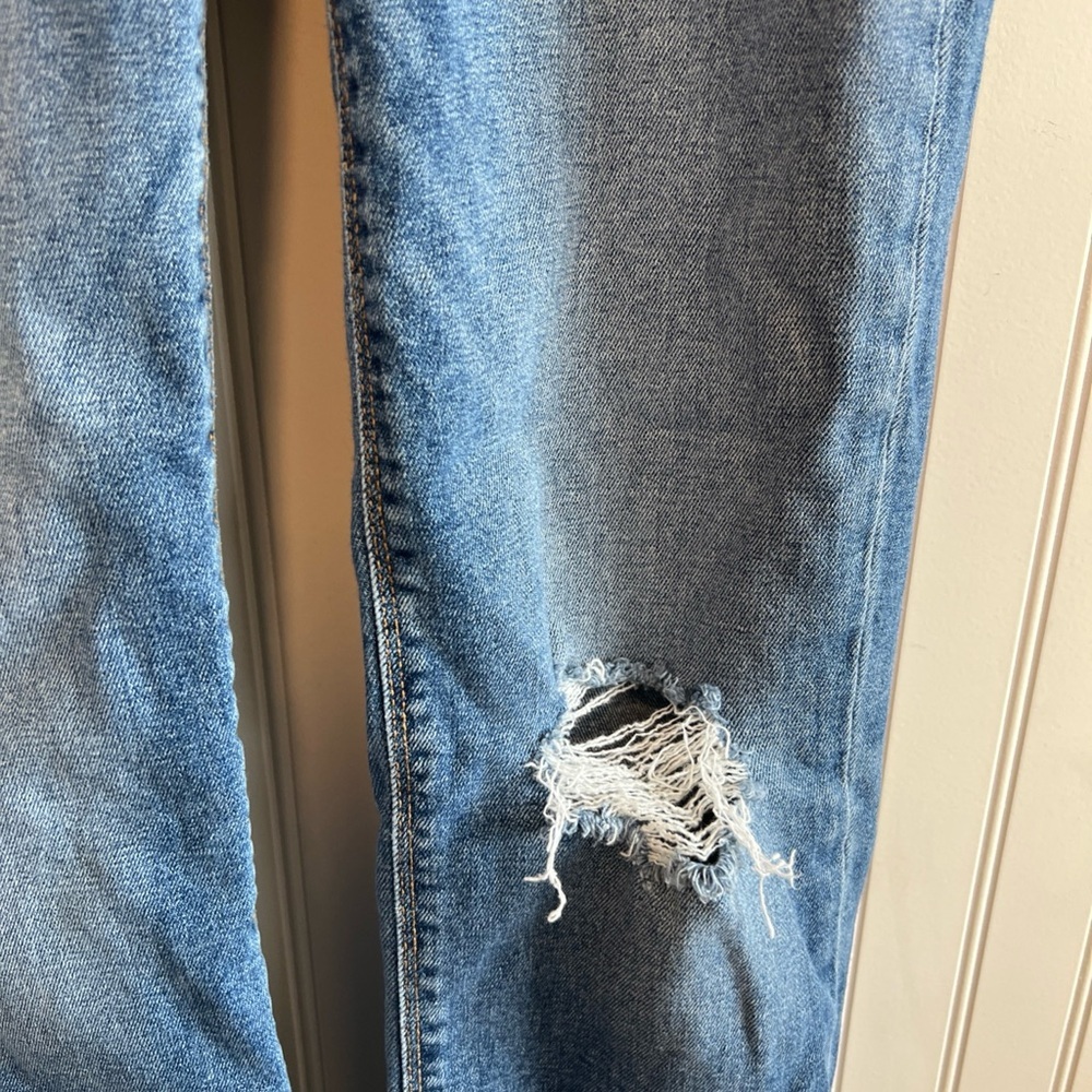 Hudson Jeans Blue Ripped distressed cropped Jeans size‎ 25 - Picture 5 of 8
